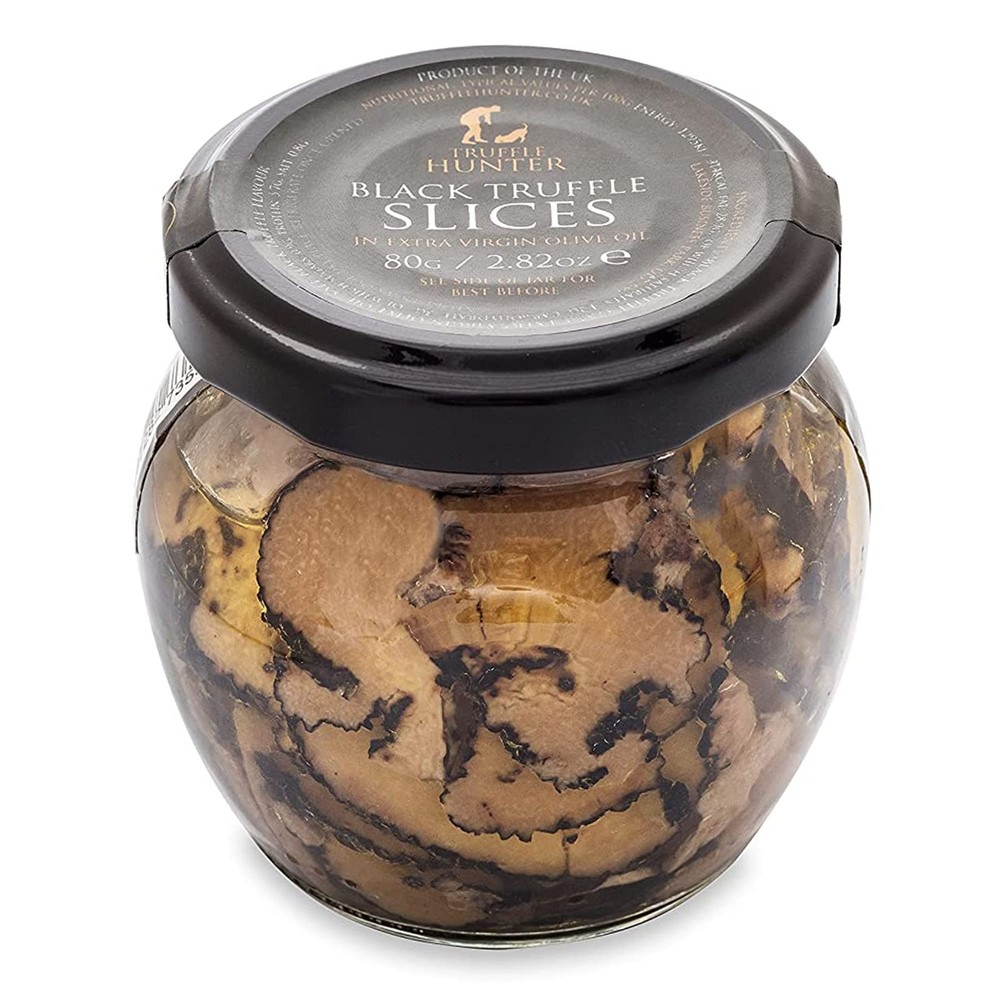 TruffleHunter - Black Truffle Slices - 01. - 2.82 ounces, black