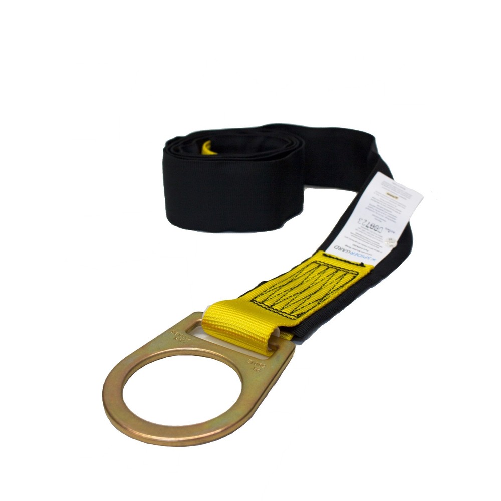 Fall Protection 6-Foot Loop and D-Ring End Concrete Anchor Strap SPA202