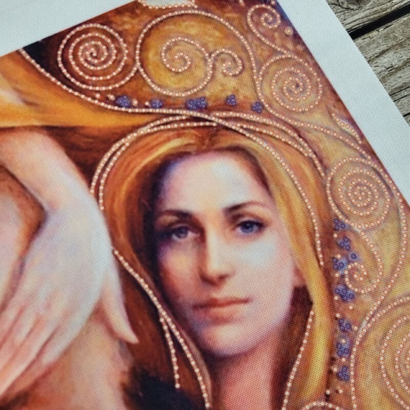 Lovers Bead Embroidery Scheme on Canvas DIY Stamped Printed Pattern 276