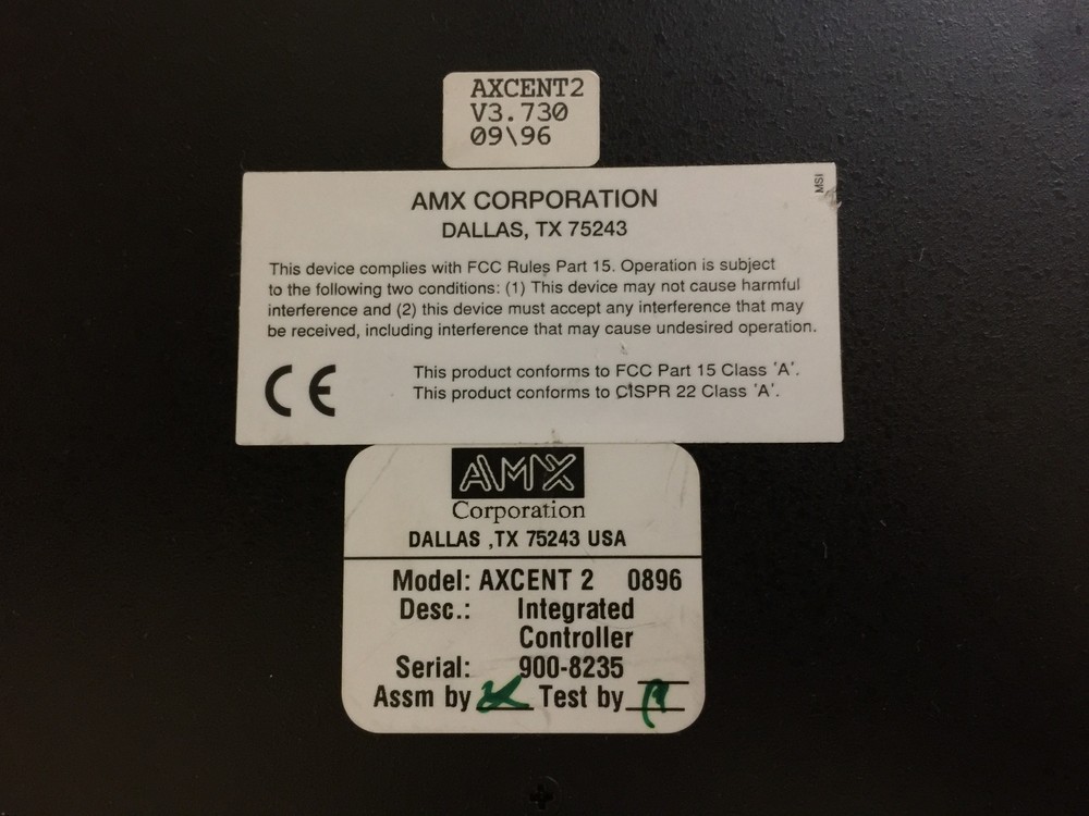 Tektronix Grass Valley SC-200 AXCENT 2 Controller