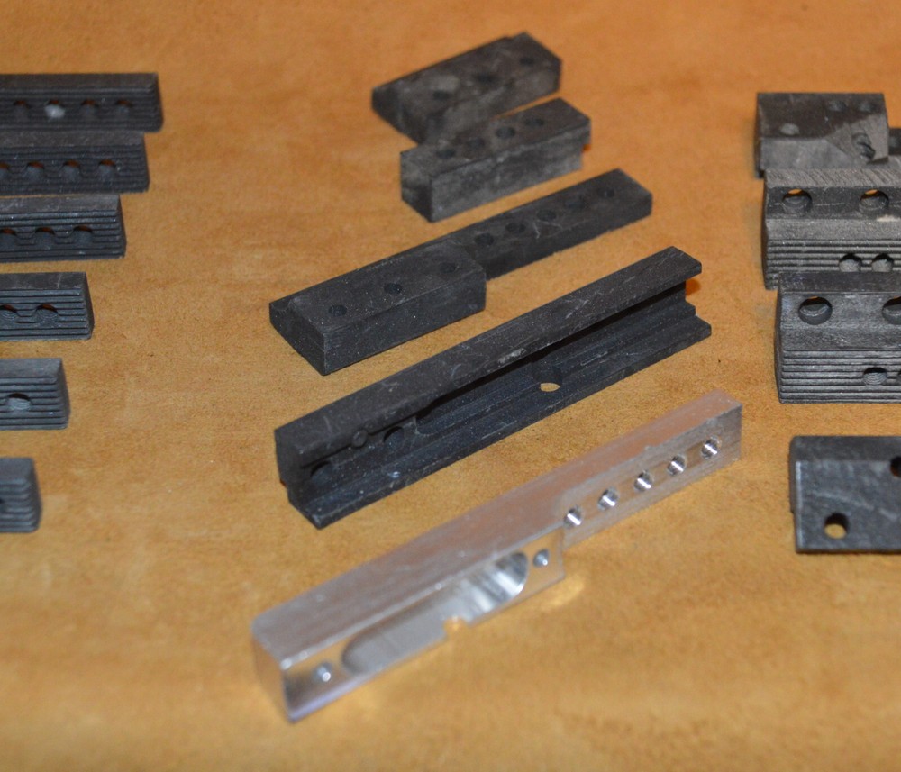 Central Target Sight Bases for Flat-sid Receiver Rifles, Steel, Parkerized, NEW.