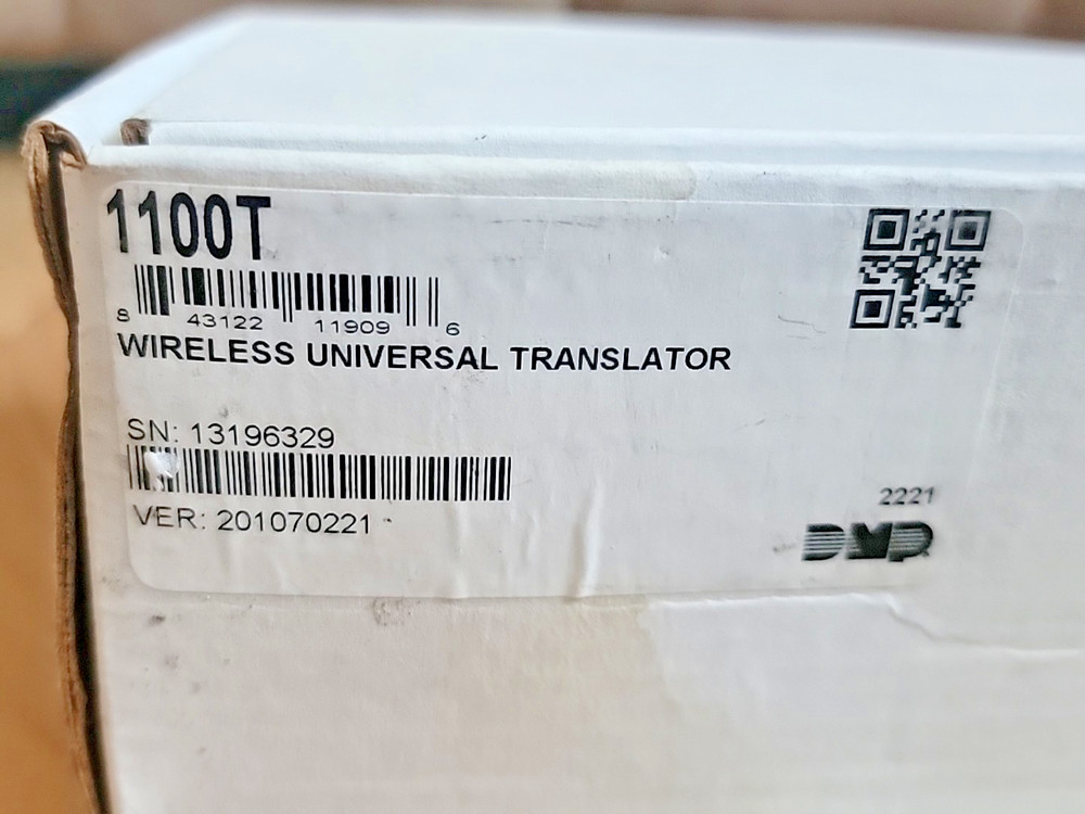 DMP 1100T Universal Wireless Translator Security System - NEW READ