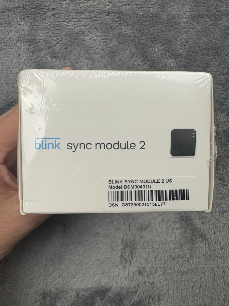 Blink Mini Indoor Security Camera 2 Pack + Sync Module 2 Alexa Two-Way Audio New