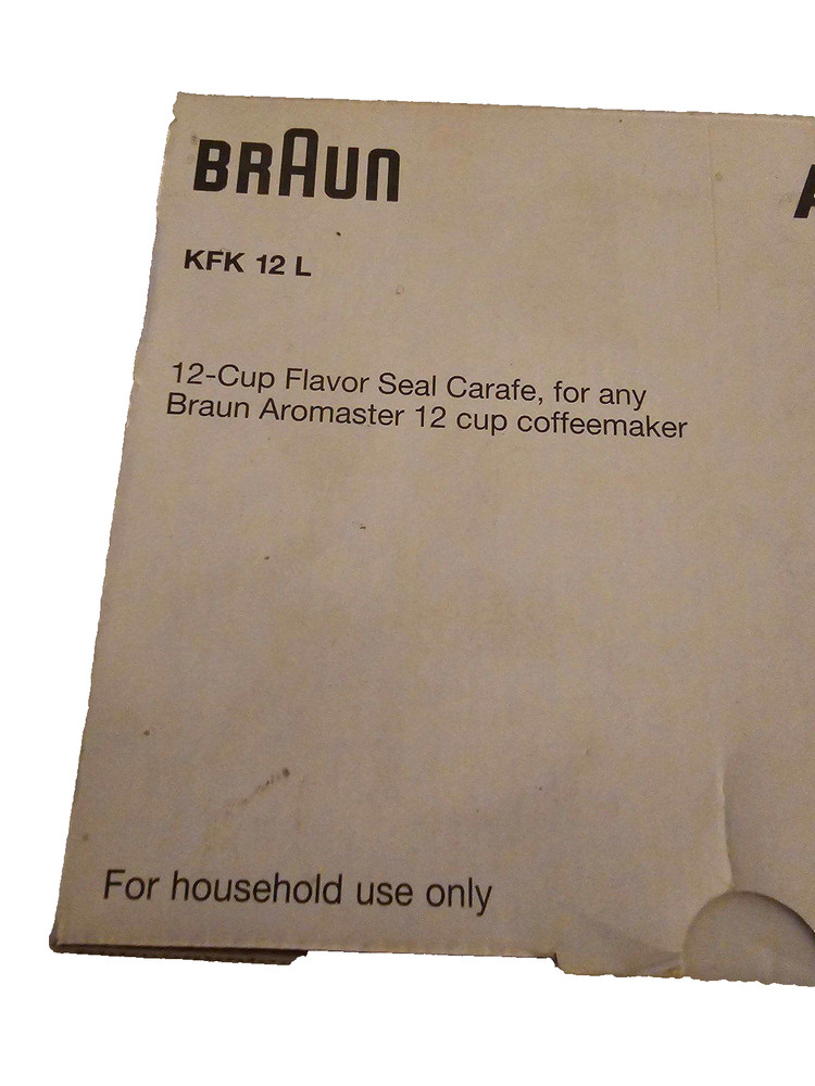BRAUN KFK 12 L Aromaster Coffee Pot ONLY