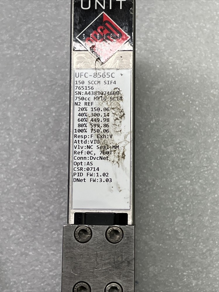 Celerity Unit UFC-8565C SC14 150SCCM SIF4 Mass Flow Controller