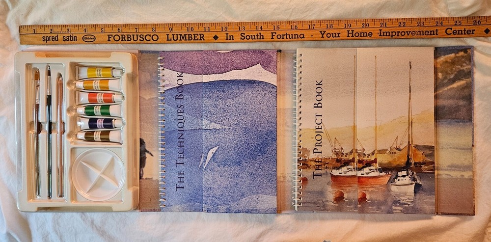The Complete Watercolor Set With Techniques & Project Books Art Set Paint Set