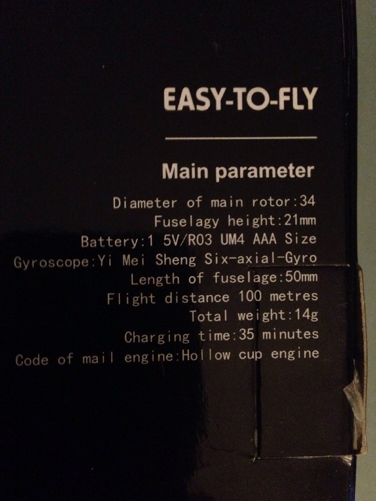 Gladiator Helicopters 2.4Ghz 4CH 6-Axis RC Mini Drone w/ 3D rollover function