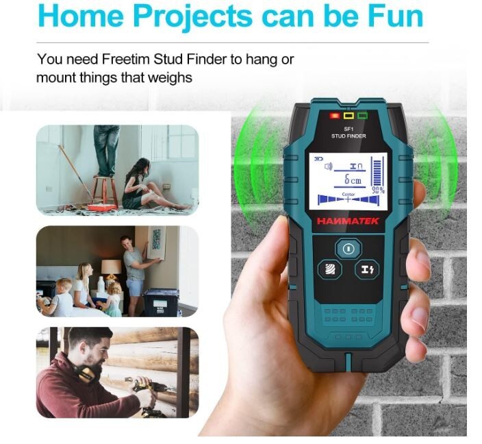 Metal Wall Stud Scanner Finder Pipe AC Wire Detector Smart Sensor Electronic