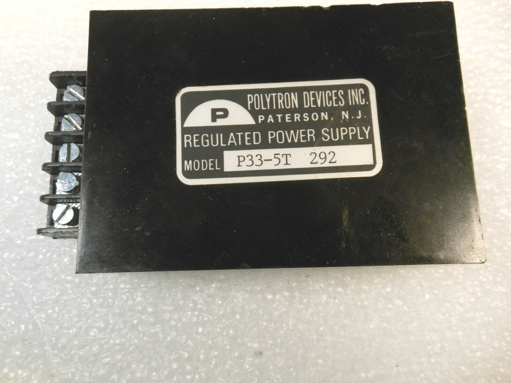 Polytron Devices P33- 5T 292  Regulated Power Supply,
