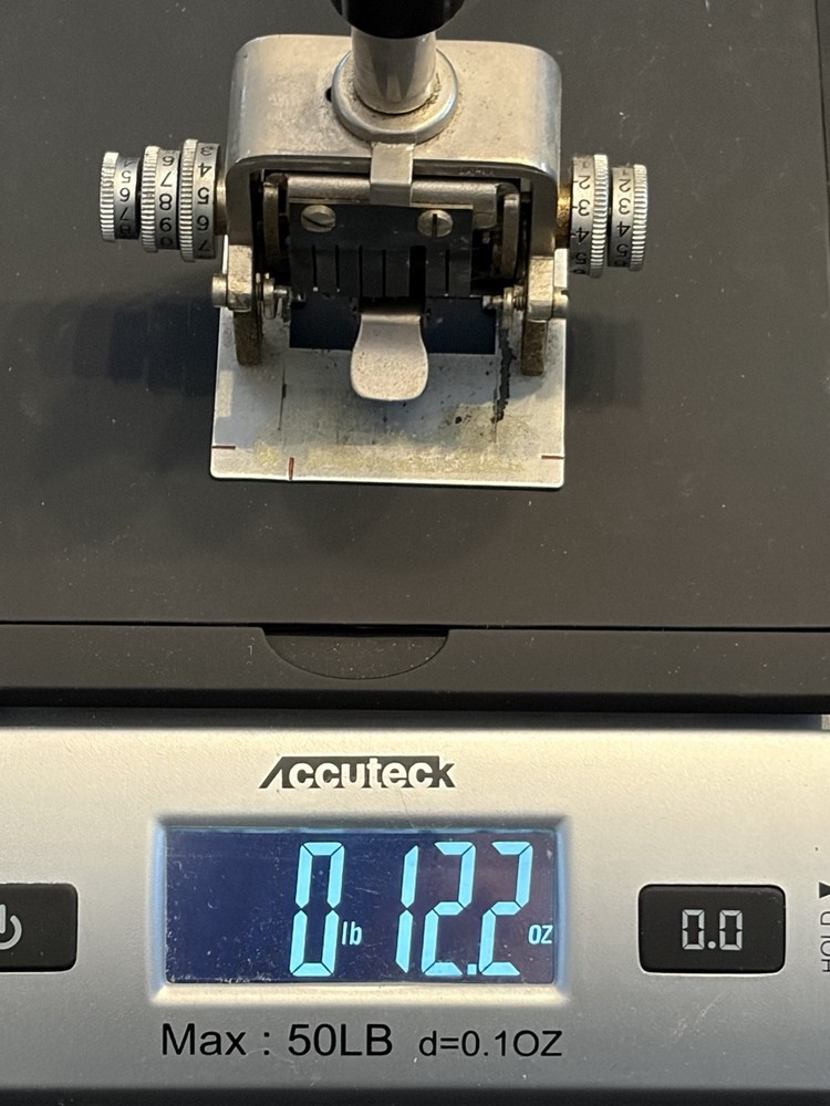 HOMS Model 187S Numbering Machine Patent 3064565 Adjustable Wheels Working