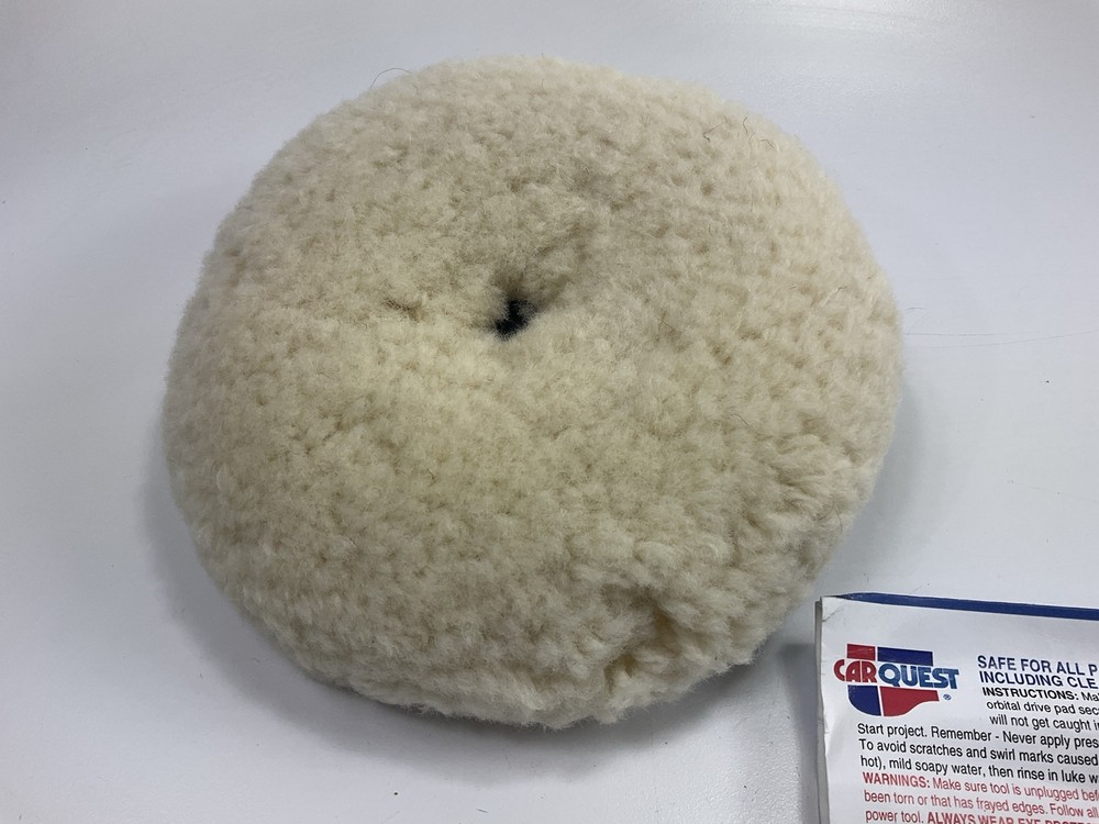 Carquest 21170 100% Wool Tuffer Buffer Wheel, 5.5" Diameter For Drills