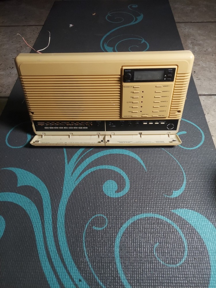 NuTone IM-3303 intercom system with radio and speakers, untested.