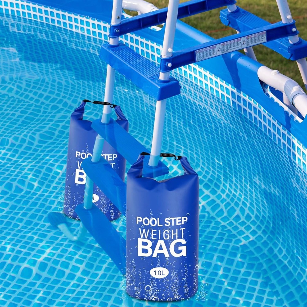 Pool Step Weights Pool Ladder Weights for Above Ground Pools 2 Pack 10L
