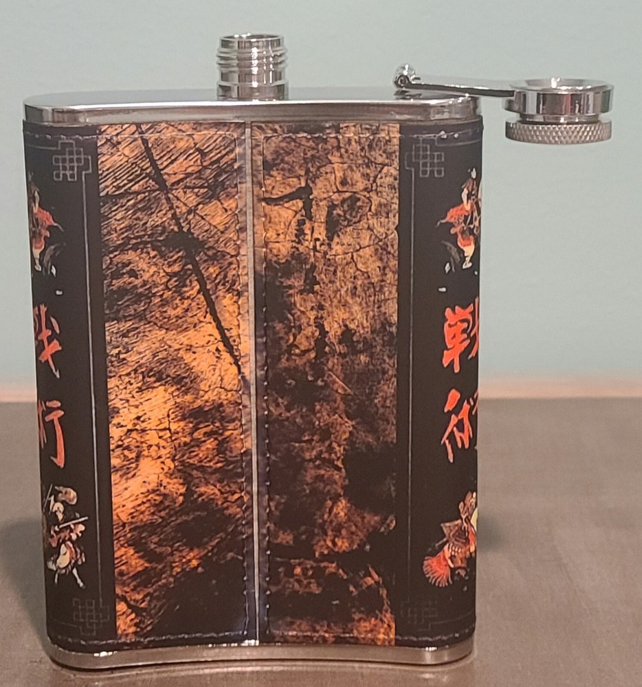 Iron Maiden: Senjutsu 8 oz flask custom made NEW