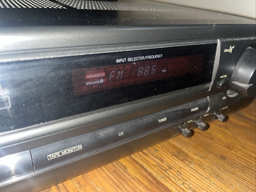 Technics SA-EX110 AV Stereo Receiver Dolby Pro Antenna - UNTESTED - Powers On