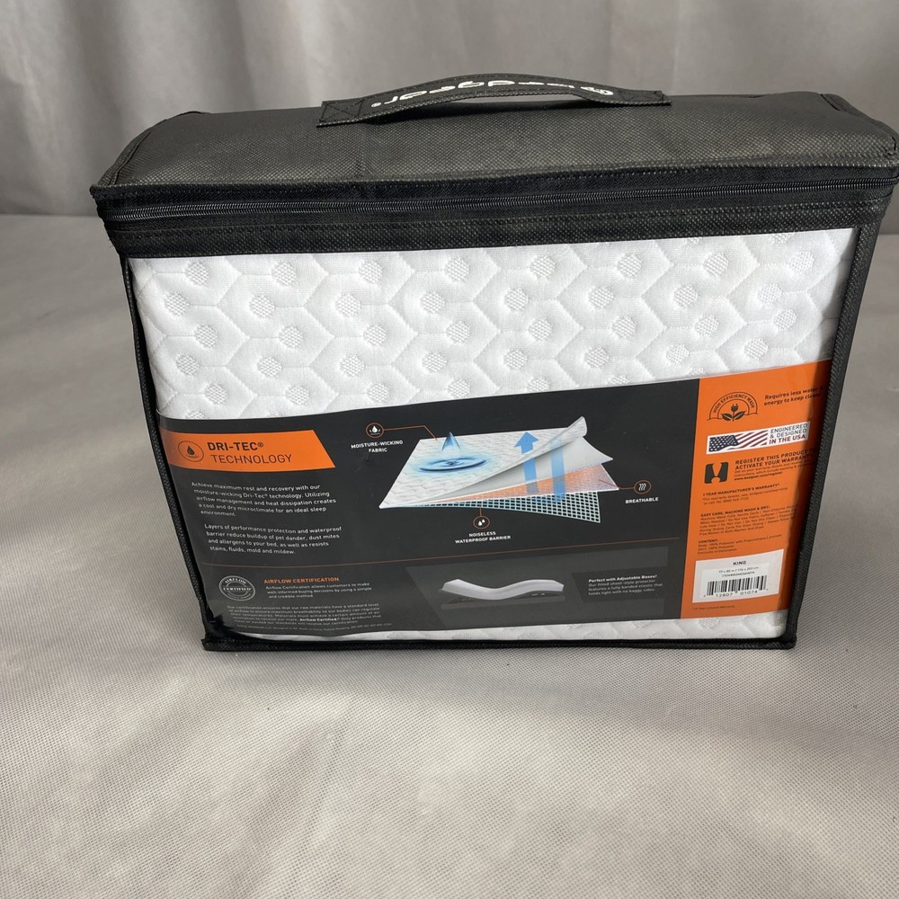 Bedgear King Mattress Protector Dri-Tec Airflow Performance