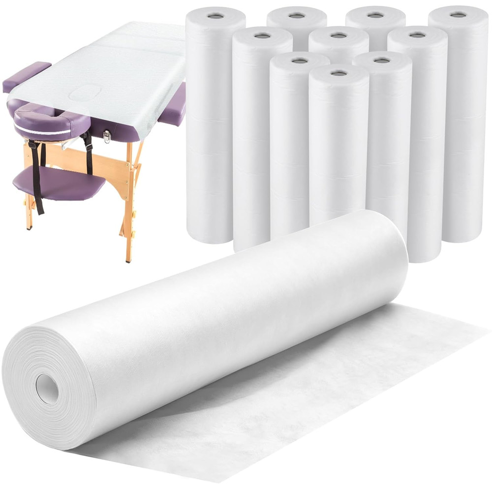 10 Rolls Disposable Non Woven Bed Sheets Massage Table Paper Covers Non Woven Fa