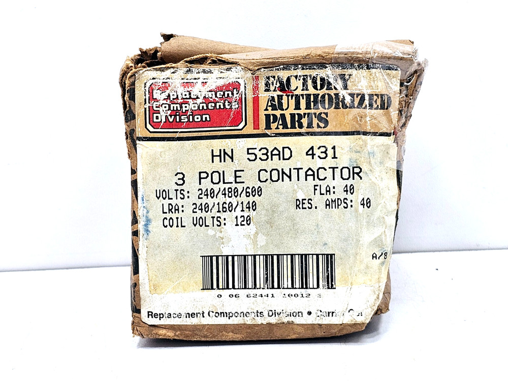 CUTLER HAMMER HN53AD431 CONTACTOR
