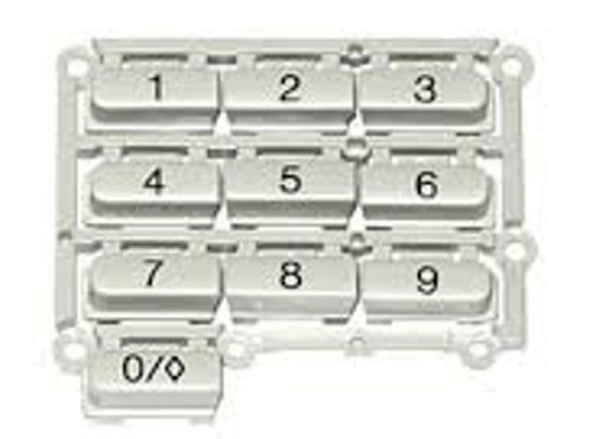 Genuine Sharp CBTN-0196FC01 Number buttons for Sharp SF-2116/2216/2118/2218/2220