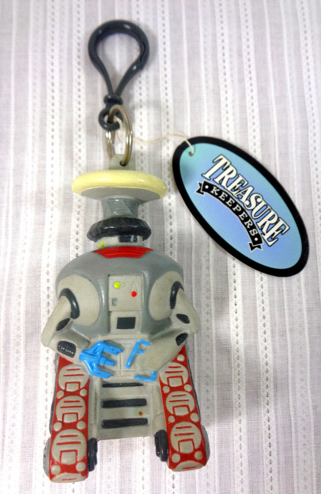 Lost in Space Robot Model B-9 Treasure Keepers Keychain 4'' NWT