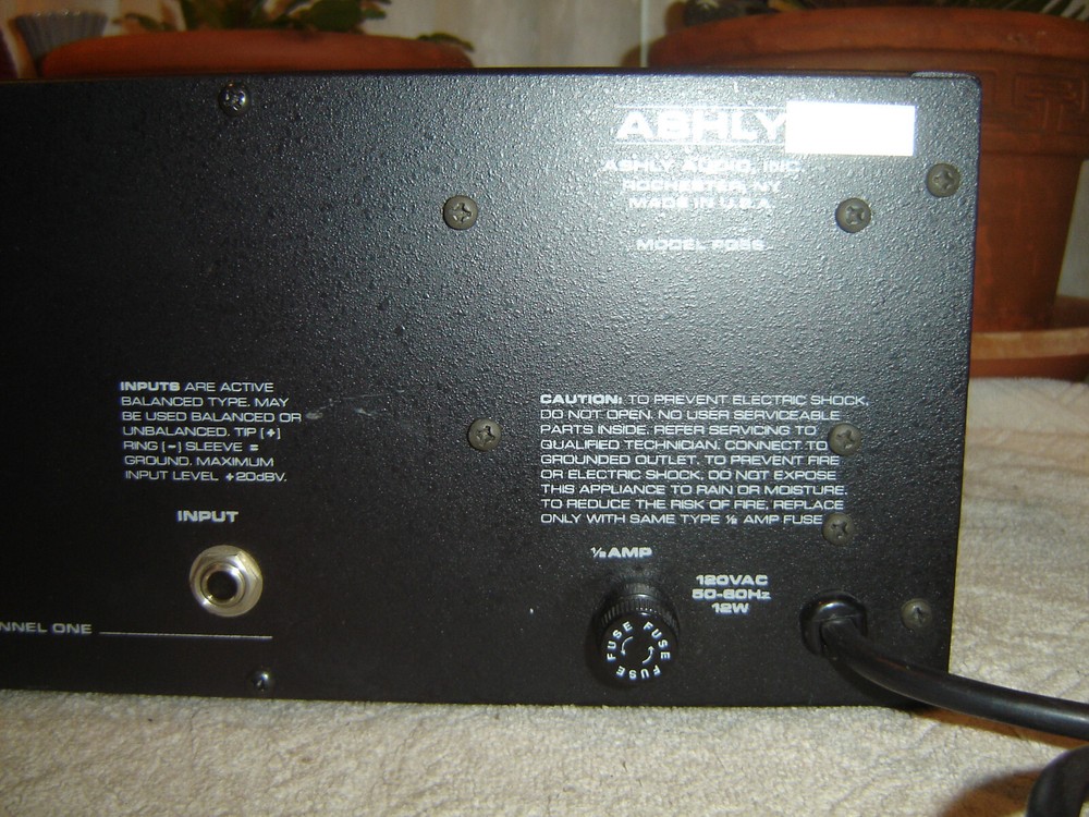 Ashly PQ66, Latter Version, 2 Ch 4 Band Parametric Equalizer, Eq, Vintage Rack