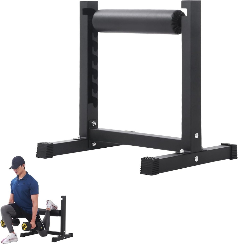 Single Leg Bulgarian Split Squat Stand Roller 7 Level Adjustable Settings