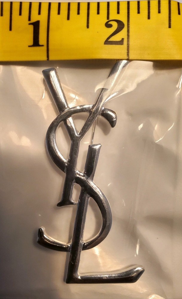 Large Bold Silver Fashion Statement Brooch