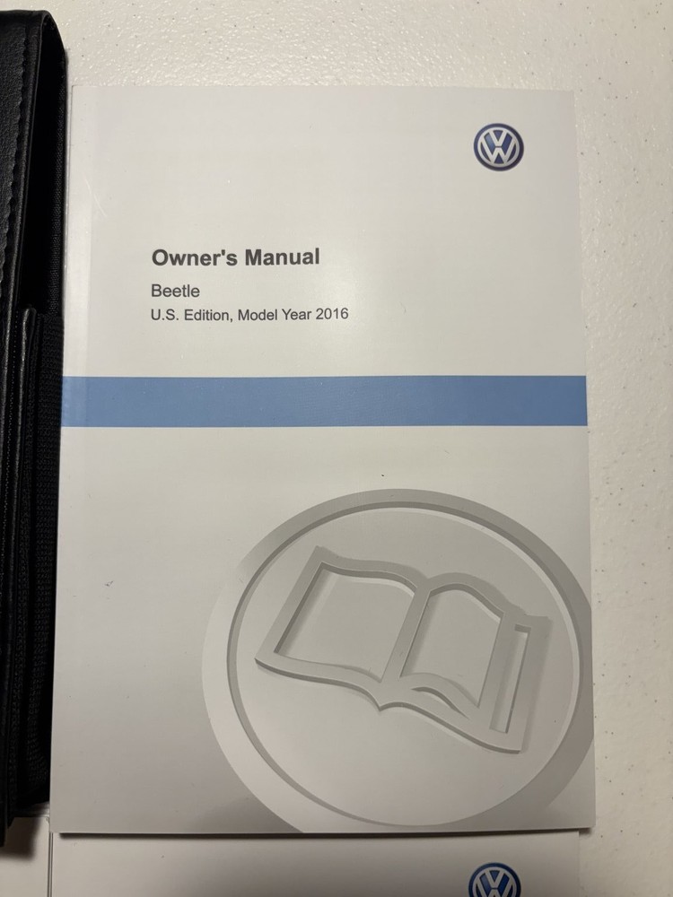 2016 Volkswagen Beetle Owners Manual OEM Complete Set