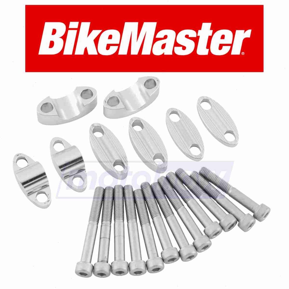 BikeMaster YC-201SIL Handlebar Risers for Control Handlebars & Accessories ob