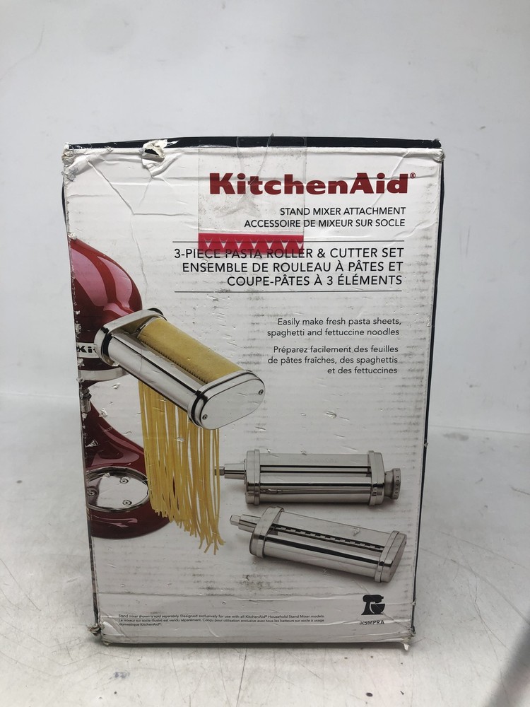 KitchenAid Stand Mixer Attachment, KSMPRA 3-Piece Pasta Roller & Cutter Set