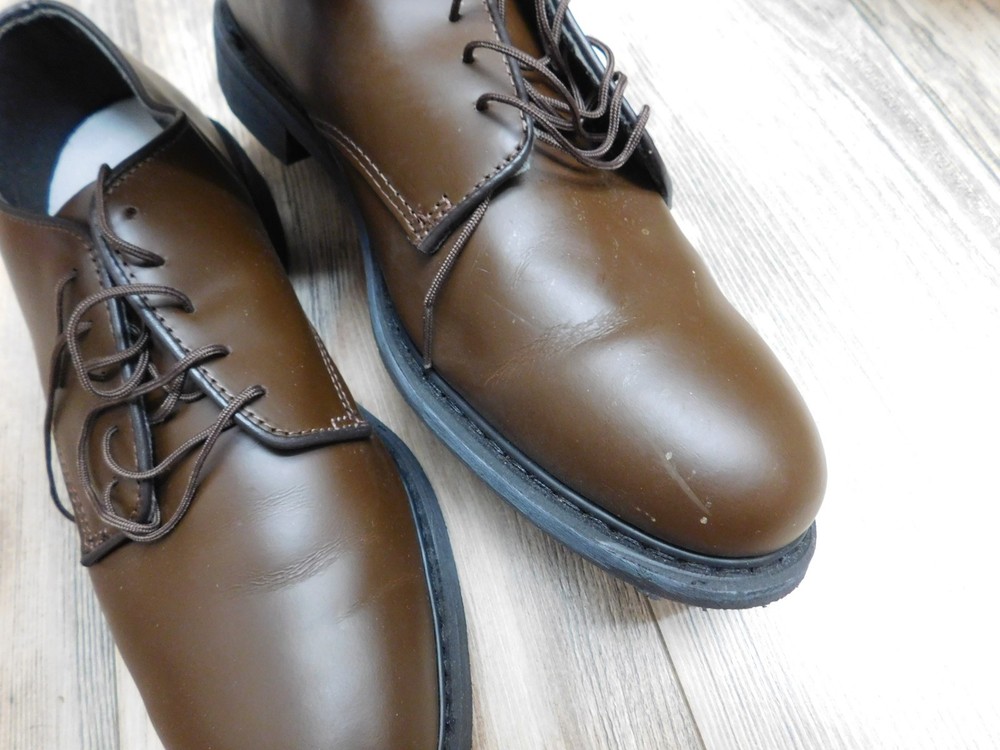 CAPPS MENS OXFORD BROWN SHOES SIZE 12 D