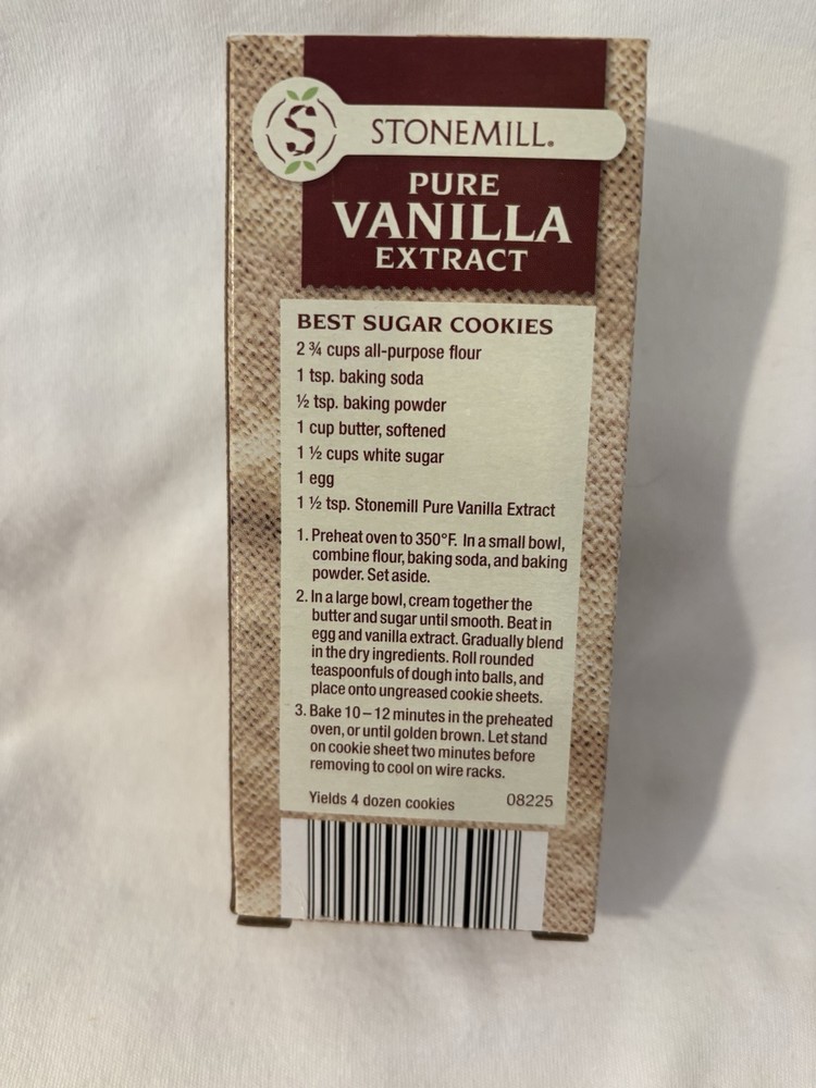 Stonemill Pure Vanilla Extract Made With Madagascar Vanilla Beans