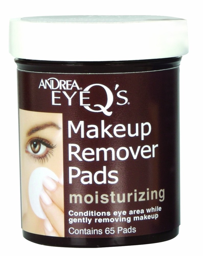 ANDREA Eye Q's Make-Up Remover 65 pads (2 Pack)