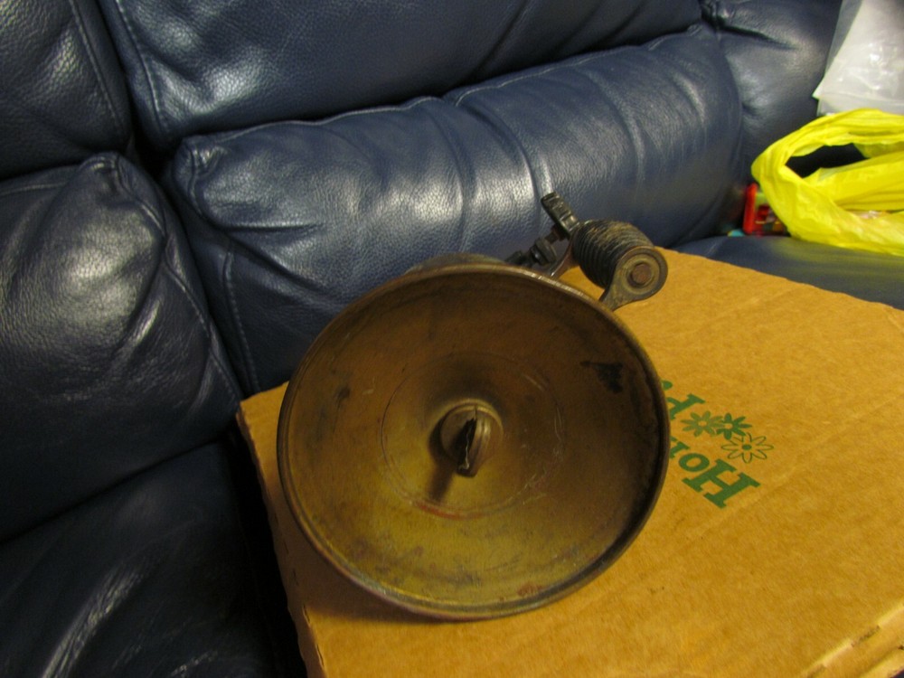 Vintage Antique Turner Brass Soder Torch Gas Blow Torch (9)