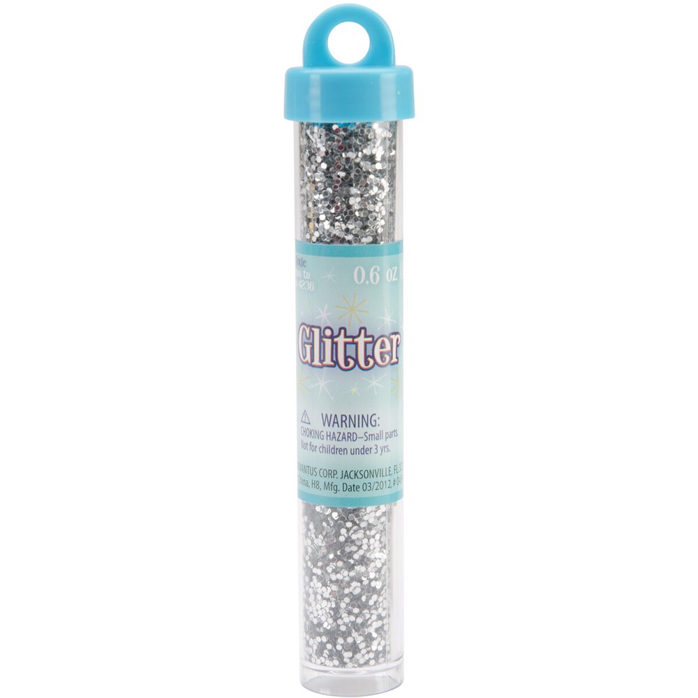 Advantus SUL5-88 Glitter .6oz-Silver (6Pk)