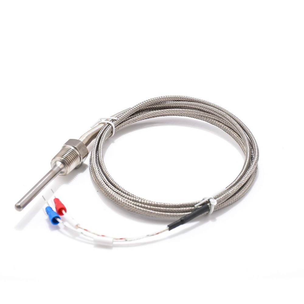 0~500℃ Waterproof K Type Thermocouple for PID Controllers - Durable 2m Lead Wire