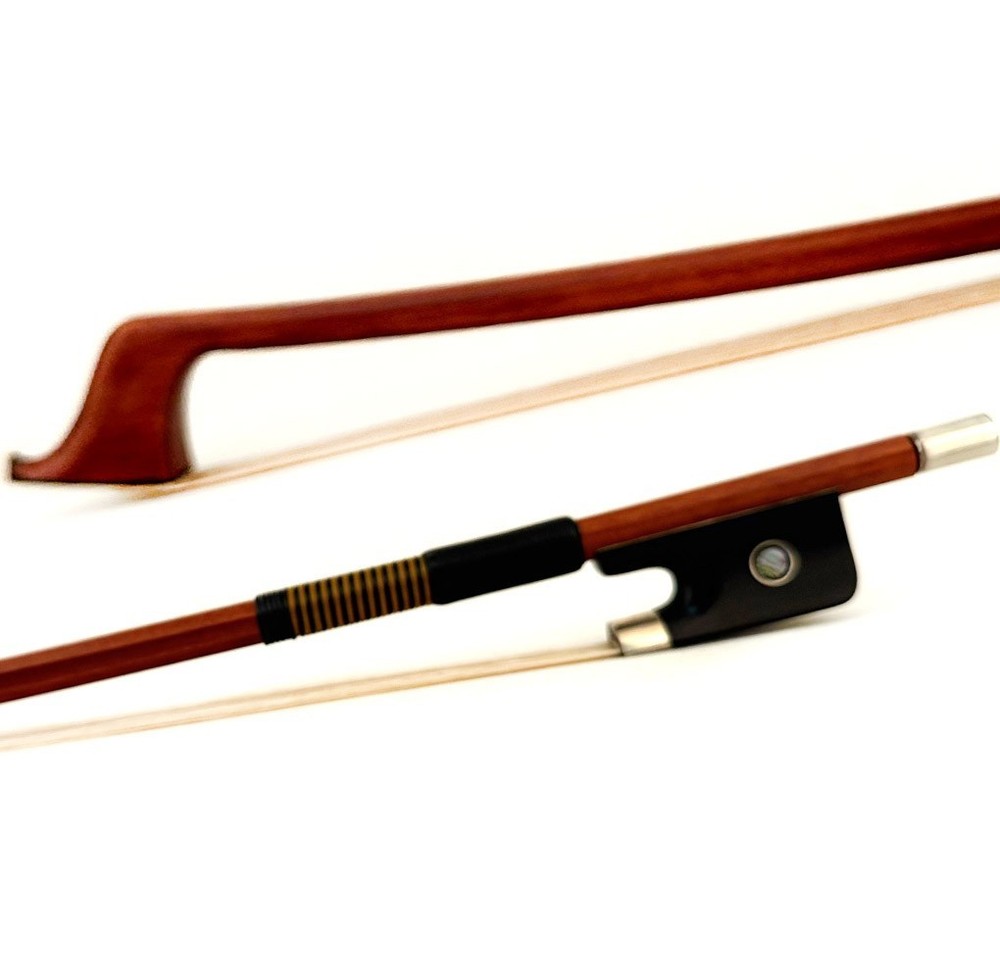Master Pernambuco Octagonal Cello Bow 4/4 Ebony Parisan eye Frog Silver Fast 80g