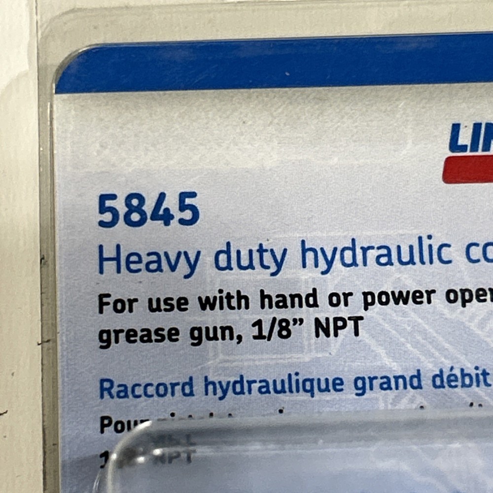 3 - Lincoln Heavy Duty Hydraulic Coupler 5845