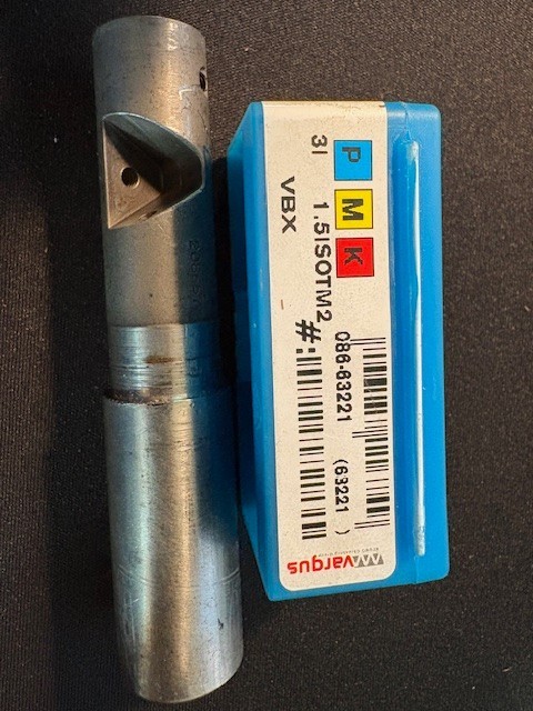 Vardex Thread Mill Holder w/ 1.5mm Pitch Inserts CNC Thread Mill Tool + Inserts