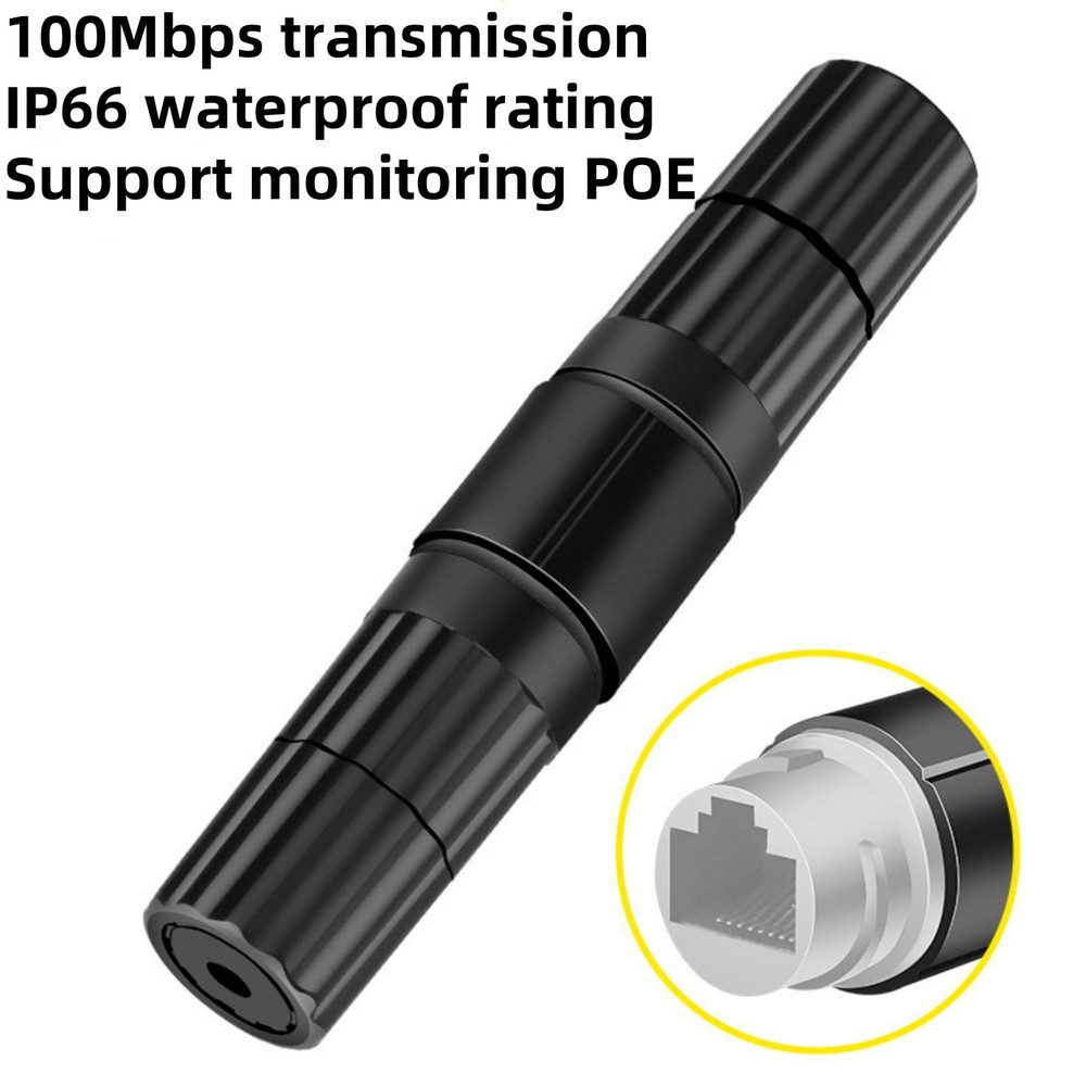 21mm 3Pcs/Set Outdoor Shielded Network Ethernet Cable Extender Coupler