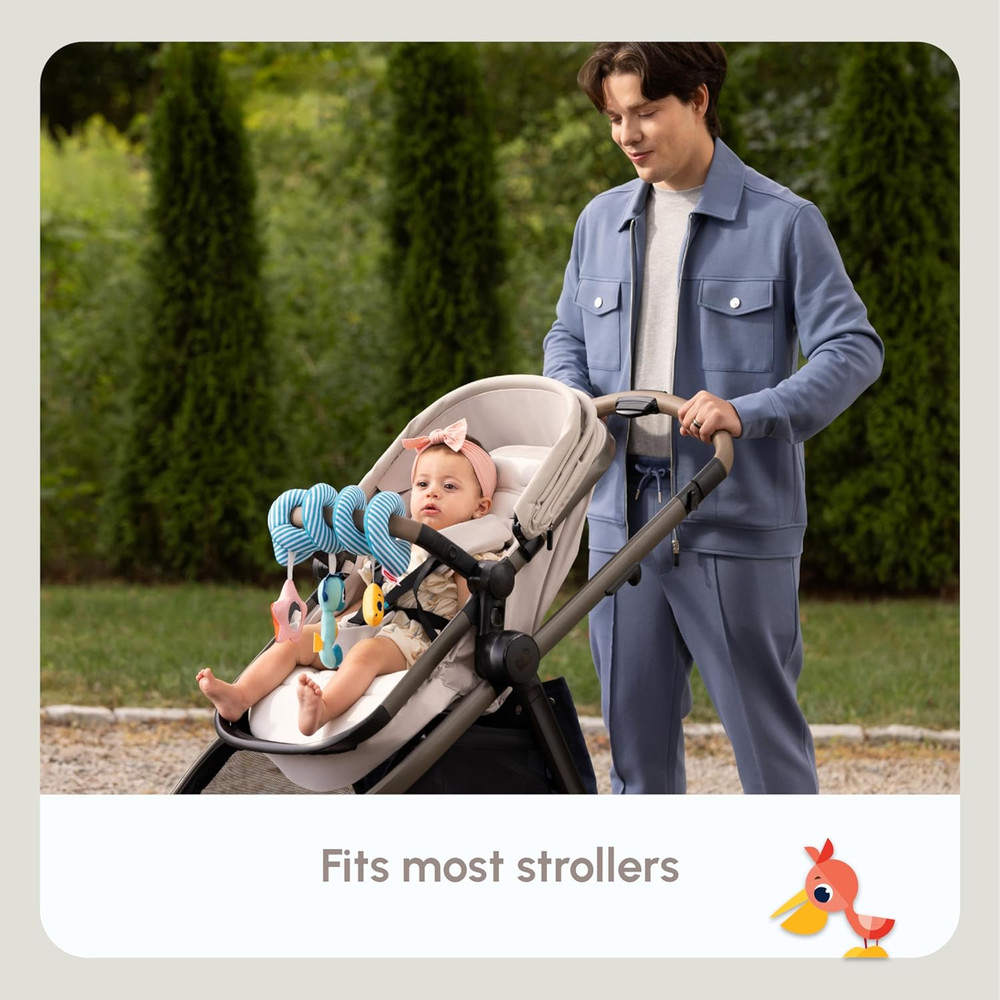 Spiral Stroller Activity Toy, Tiny Mariners