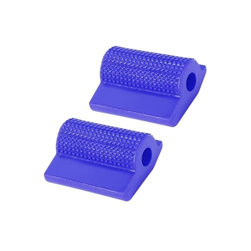 2pcs Universal Blue Gear Shift Shifter Case Boot Protector Cover Rubber Pad