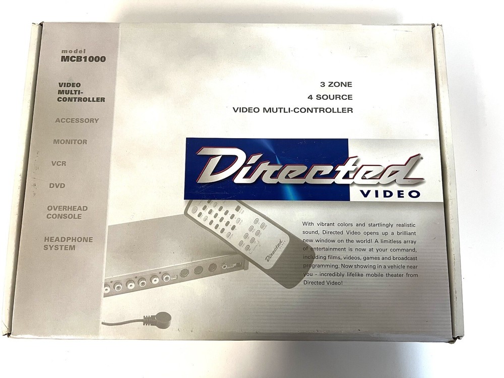 Directed Video -Video Multi-Controller MCB1000 3 Zone 4 Source - NEW