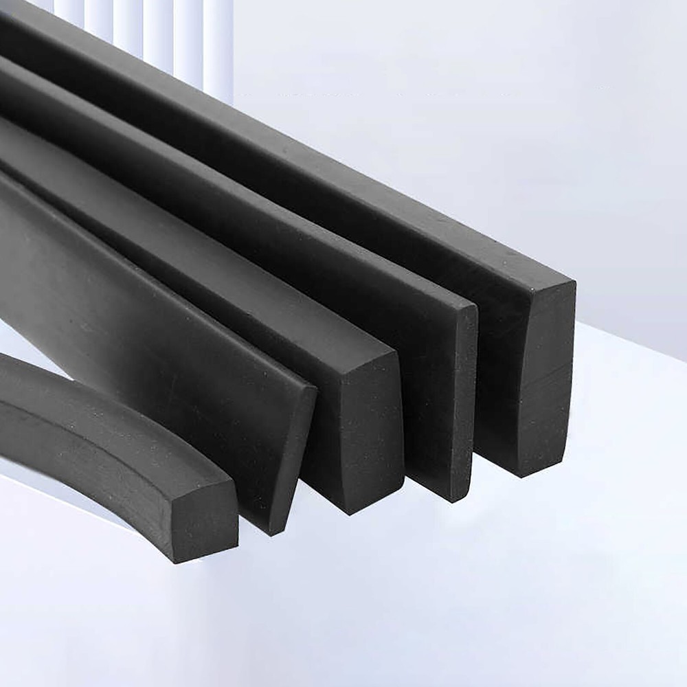 Solid Neoprene Rubber Strip 3-20mm Thick 10-70mm Width Rubber Strips 1-25 Metre
