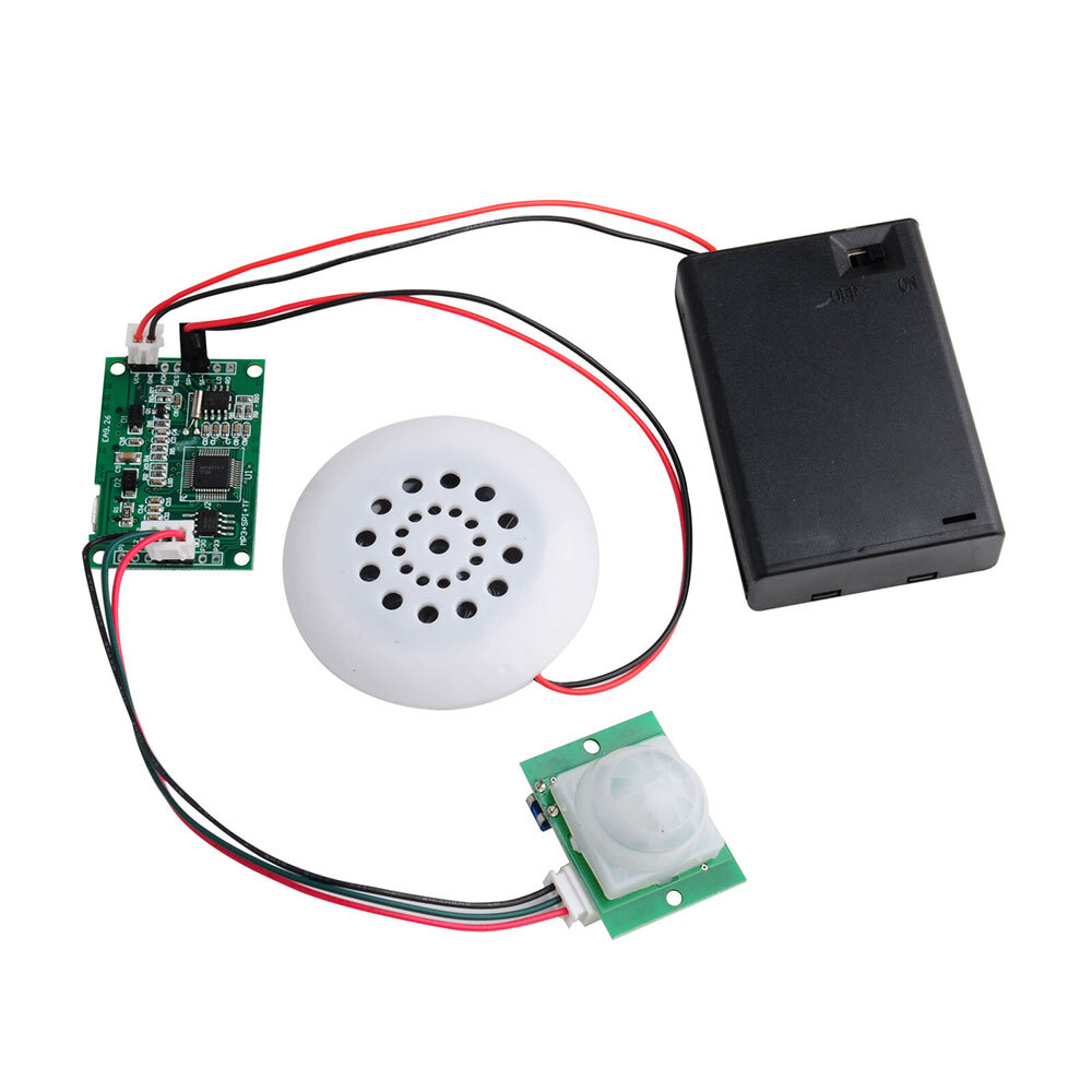 MP3 Voice Recording Playback Module Sound Recorder board With Speaker+PIR sensor