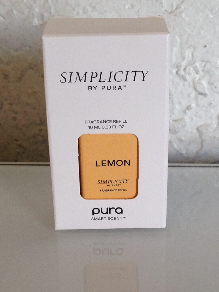 PURA Simplicity Smart Diffuser Refills, Lemon Scent, 10mL Each - 2 Pack