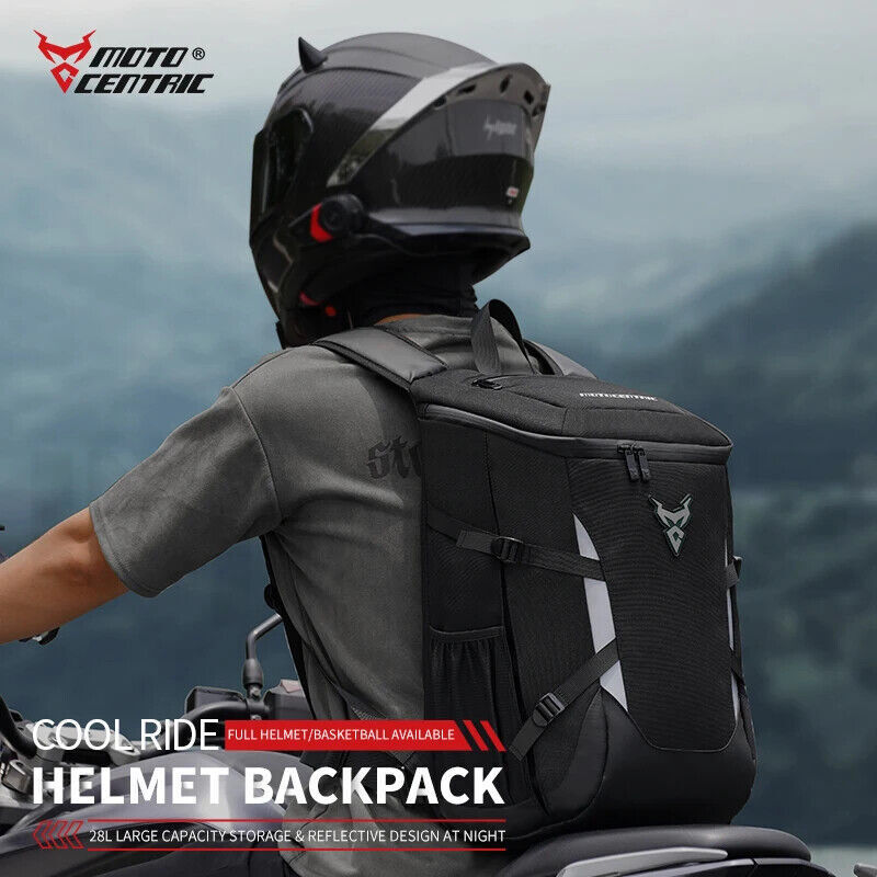 Motorcycle Backpack Waterproof Helmet Backpack For Mens Motorcycle Accessories