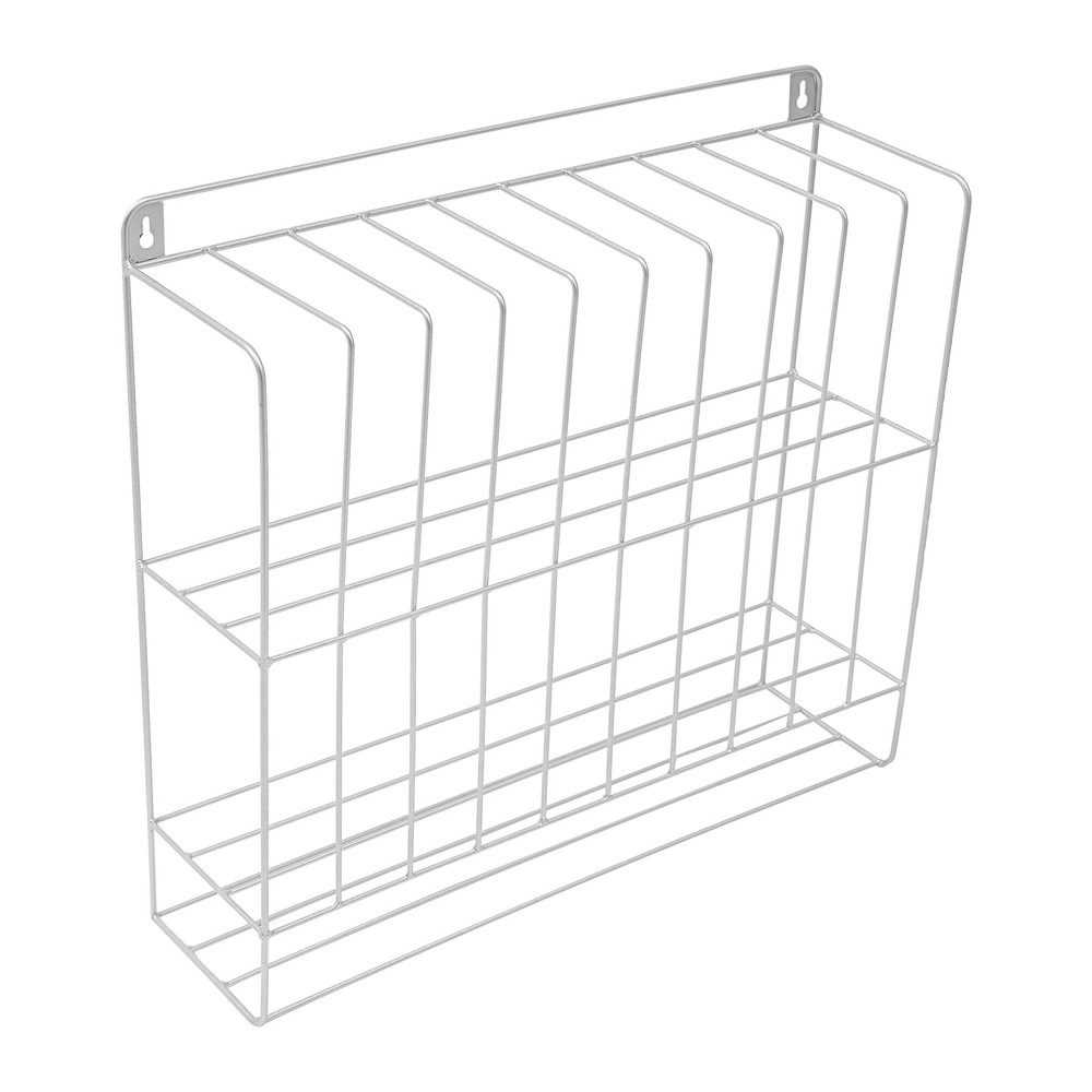 Wall Mounted Hair Dye Storage Rack - Durable Iron Organizer for Salons