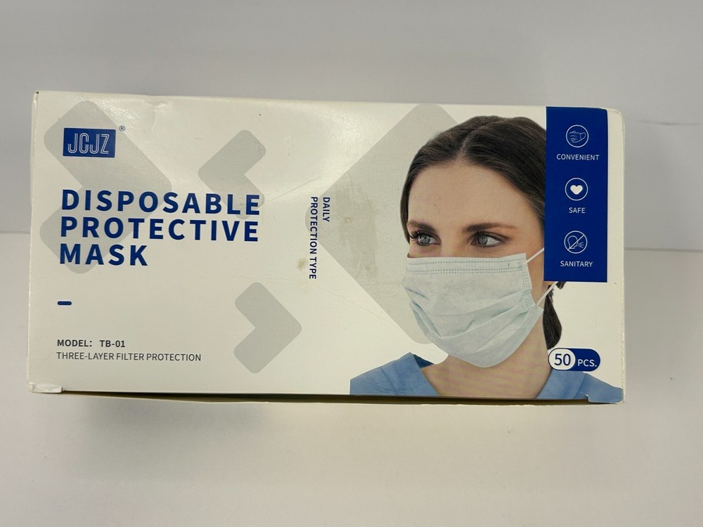 Disposable Protective Mask JCJZ Model TB-01 Three Layer Filter Protection