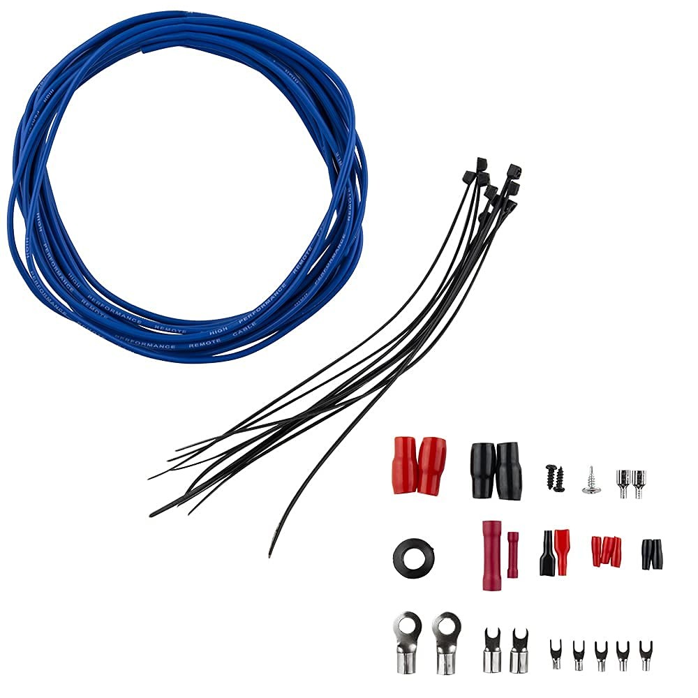 DS18 AK4 Complete 4 Gauge CCA Amplifier Installation Wiring Kit - Ampkit...